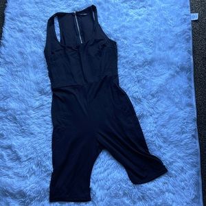 Black Short Body Suit Romper